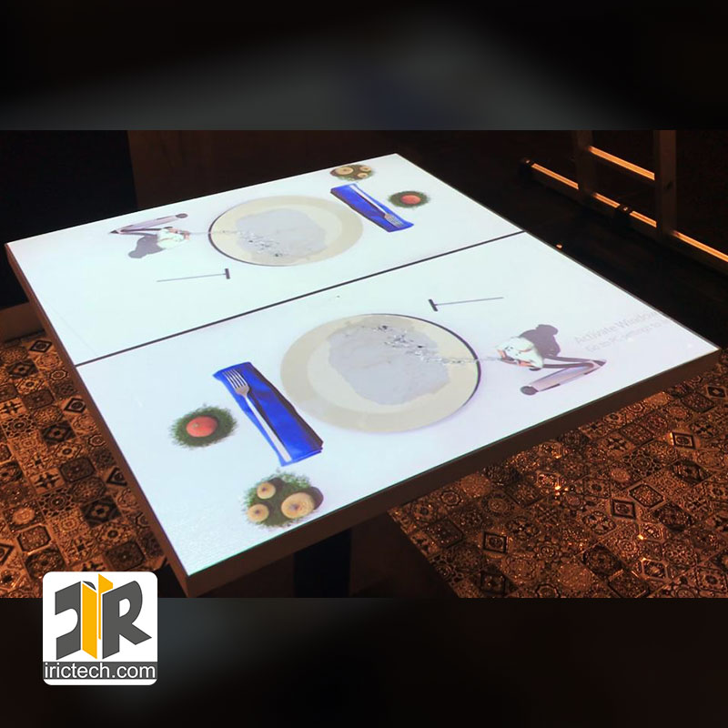 میز سه بعدی رستوران هوشمند برای اولین بار در ایران با تکنولوژی 3d mapping