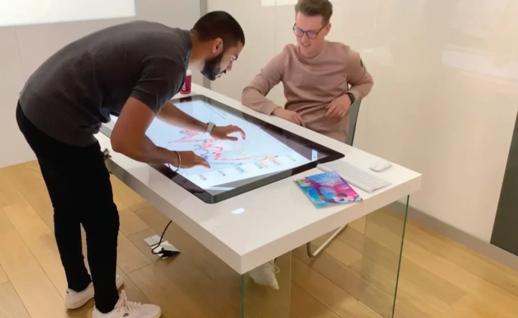 نحوه سفارشی سازی میزهای لمسی برای برندهای خاص