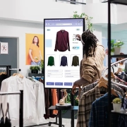 جذب مشتری با استفاده از استند لمسی