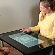 میز لمسی به عنوان کنسول بازی