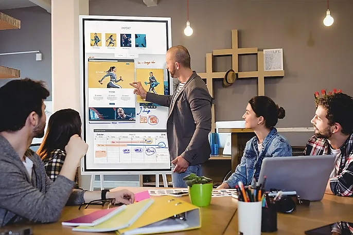 استفاده از مانیتور لمسی در دفاتر و محیط کاری