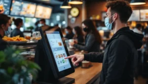 مقایسه کیوسک سفارش‌گیر با روش سنتی ثبت سفارش