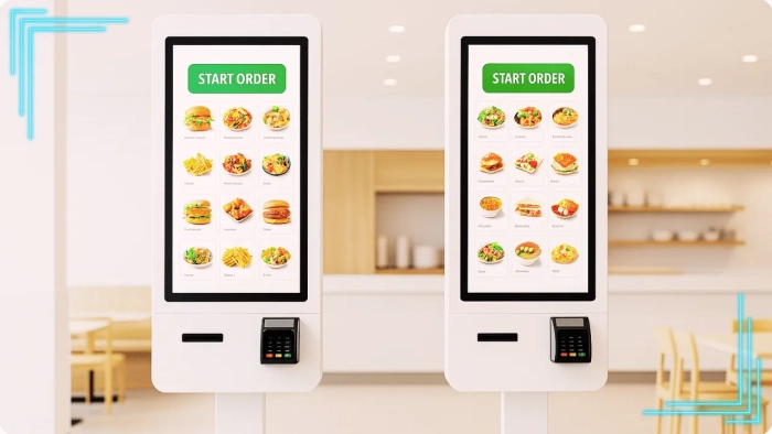 مقایسه کیوسک سفارش‌گیر با روش سنتی ثبت سفارش